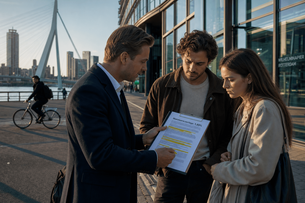 Welke verborgen kosten en courtage-afspraken moet je vergelijken bij het inschakelen van een makelaar in&nbsp;Rotterdam?